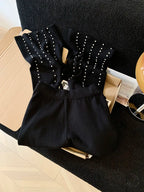 Knitted Wide Leg Pants Women Elegant Trousers