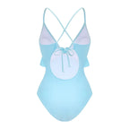 Floral Print Breeze Ruffle One Piece Swimsuit For Women