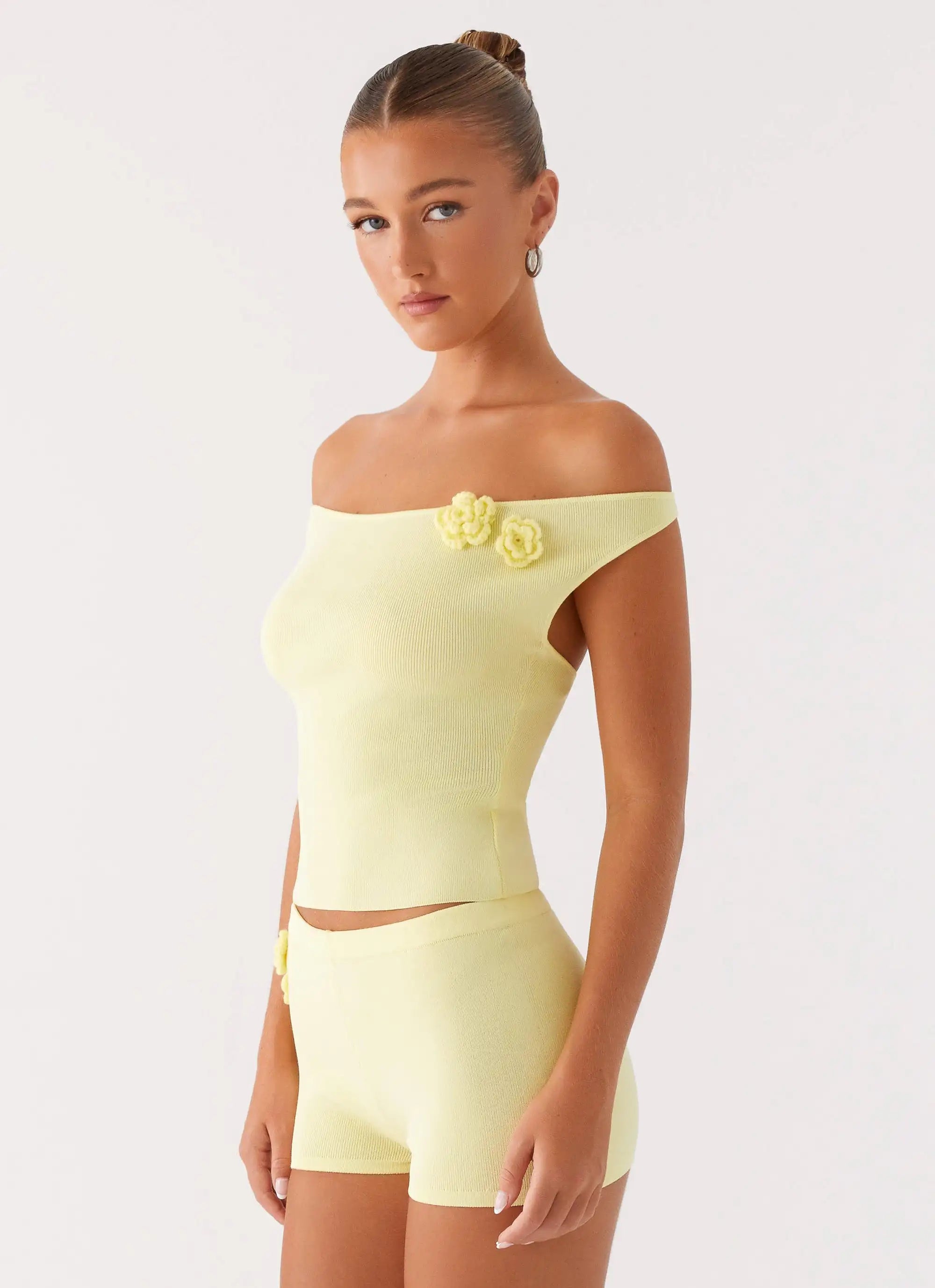 Crop Tank And Shorts Set