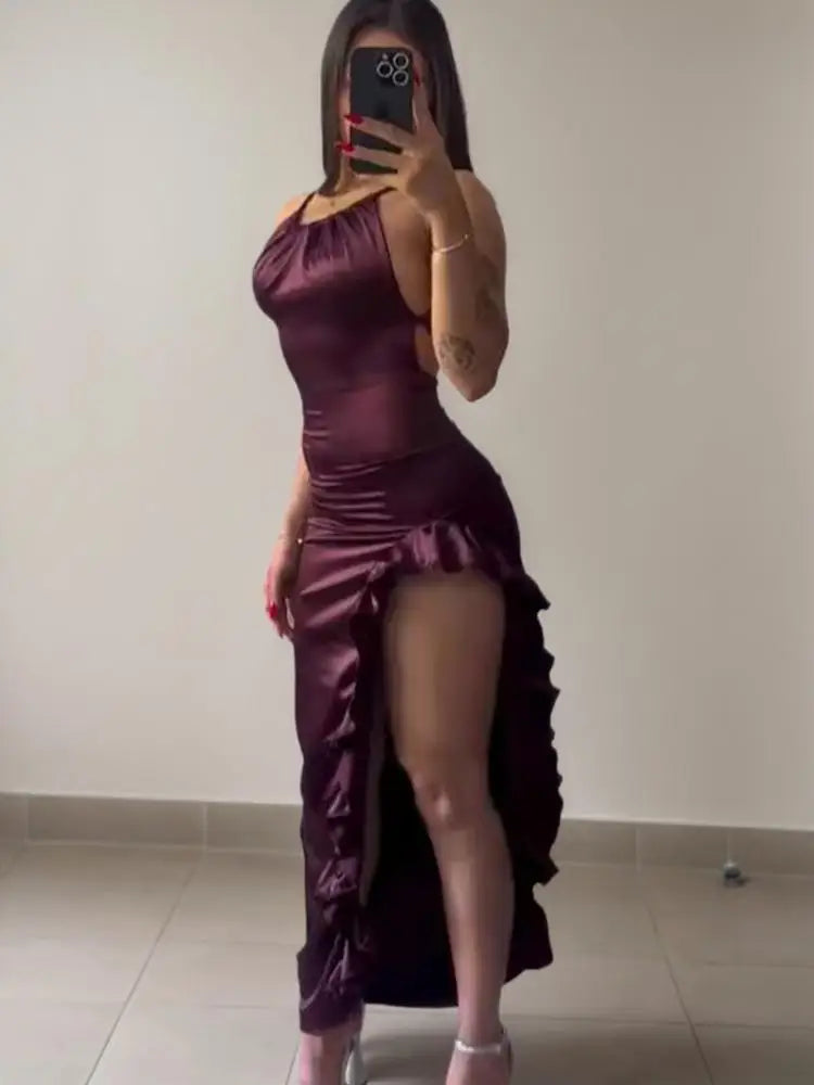 Glam Halter Dress