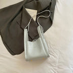 Women Stone Pattern Handbag Chic Shoulder Style Casual Messenger Versatile Bucket Wallet Included
