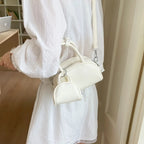 Mini PU Leather Crossbody Bag Set For Women With Short Handle Purses