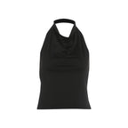 Backless Halter Tank Top Off Shoulder