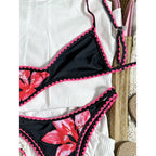 Floral Brazilian Bikini Set Two-Piece Swimsuit