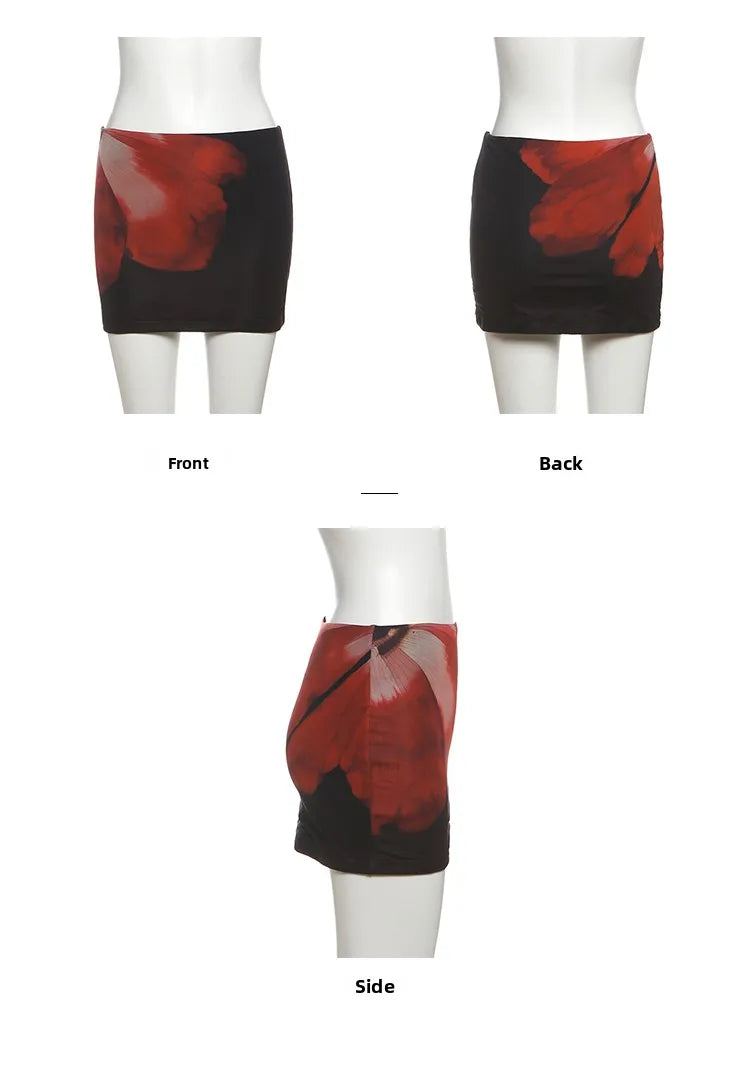 Retro Print Stand Collar two piece Set Vintage Summer Vibe