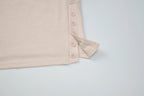 Turtleneck Crop Tank With Slit And Button Details