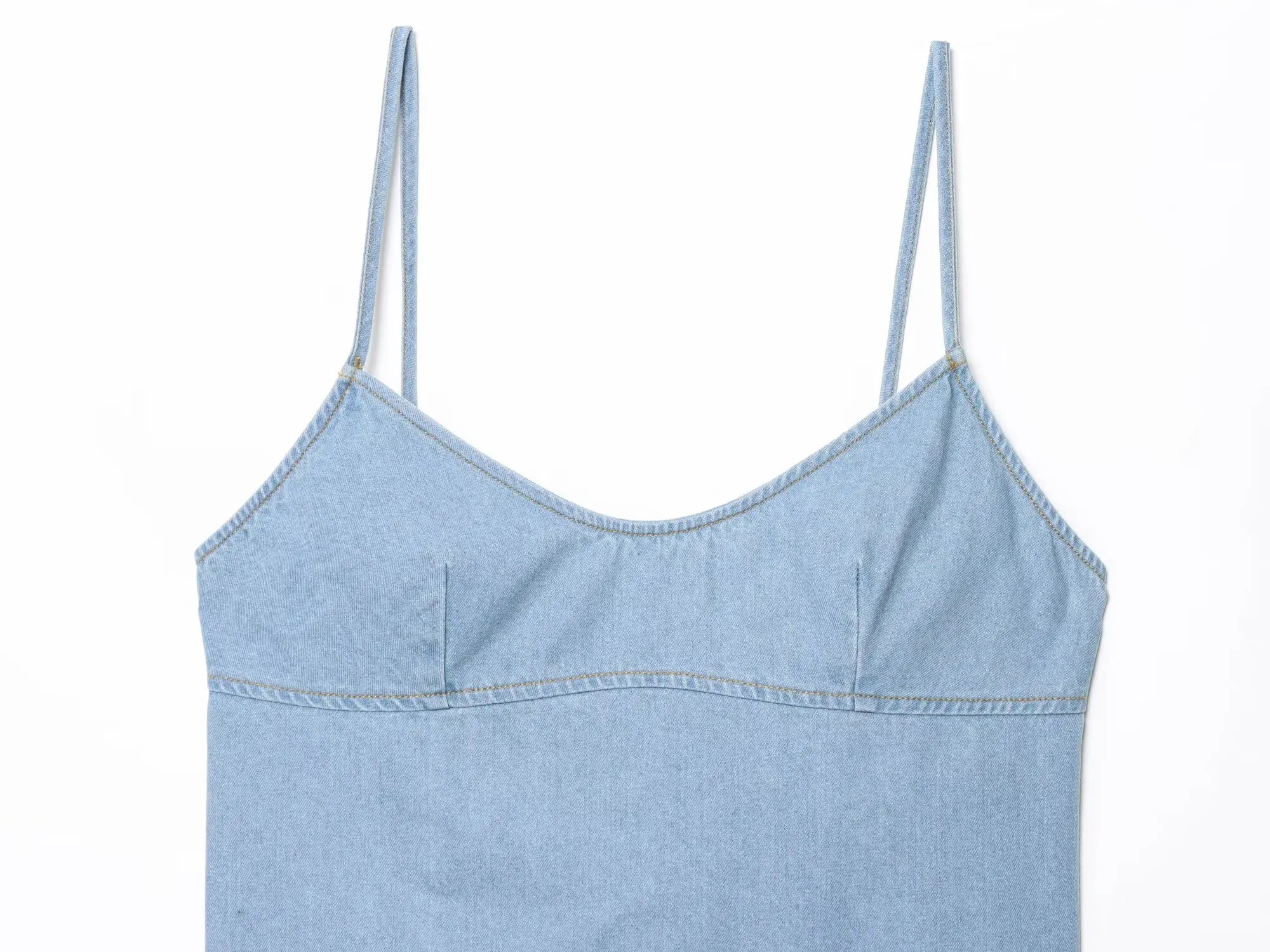 Two-piece Set For Women With Backless Top And Casual Cowboy Pants Ensemble