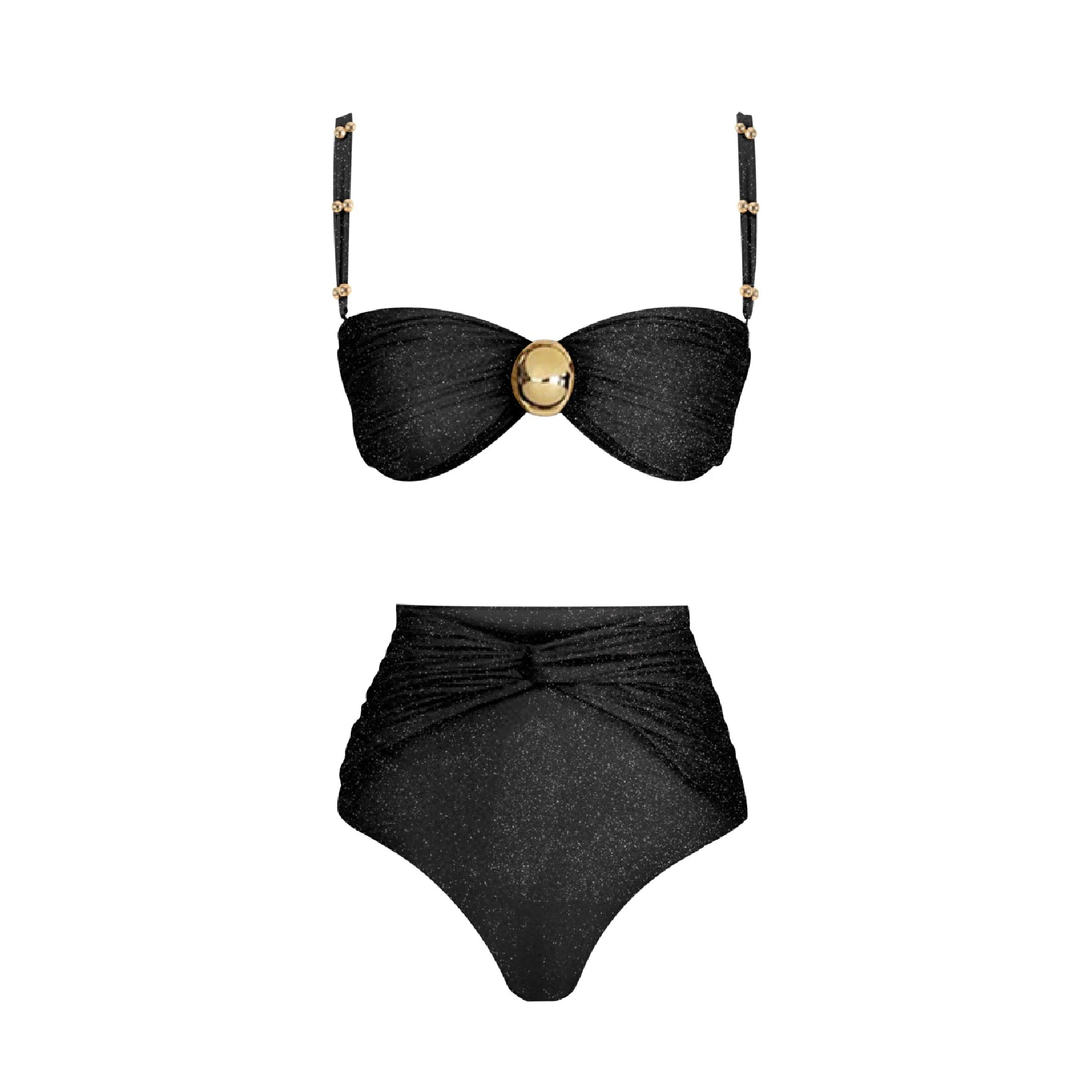 Off Shoulder Patchwork Belted One Piece Swimsuit With Cover Up for Beachside