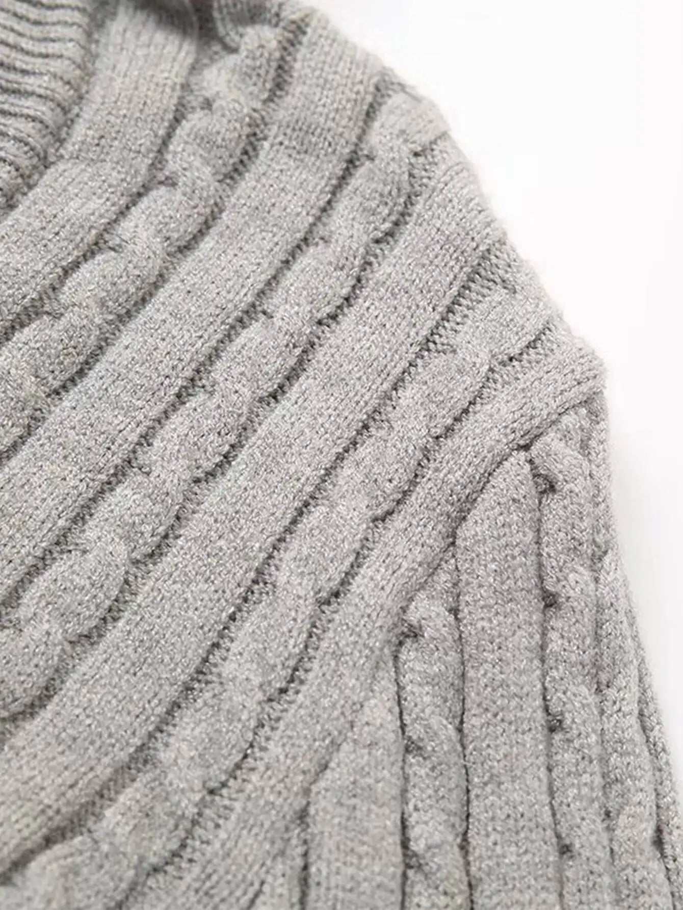 Sexy Vintage Hooded Knitted Long Sleeve Set