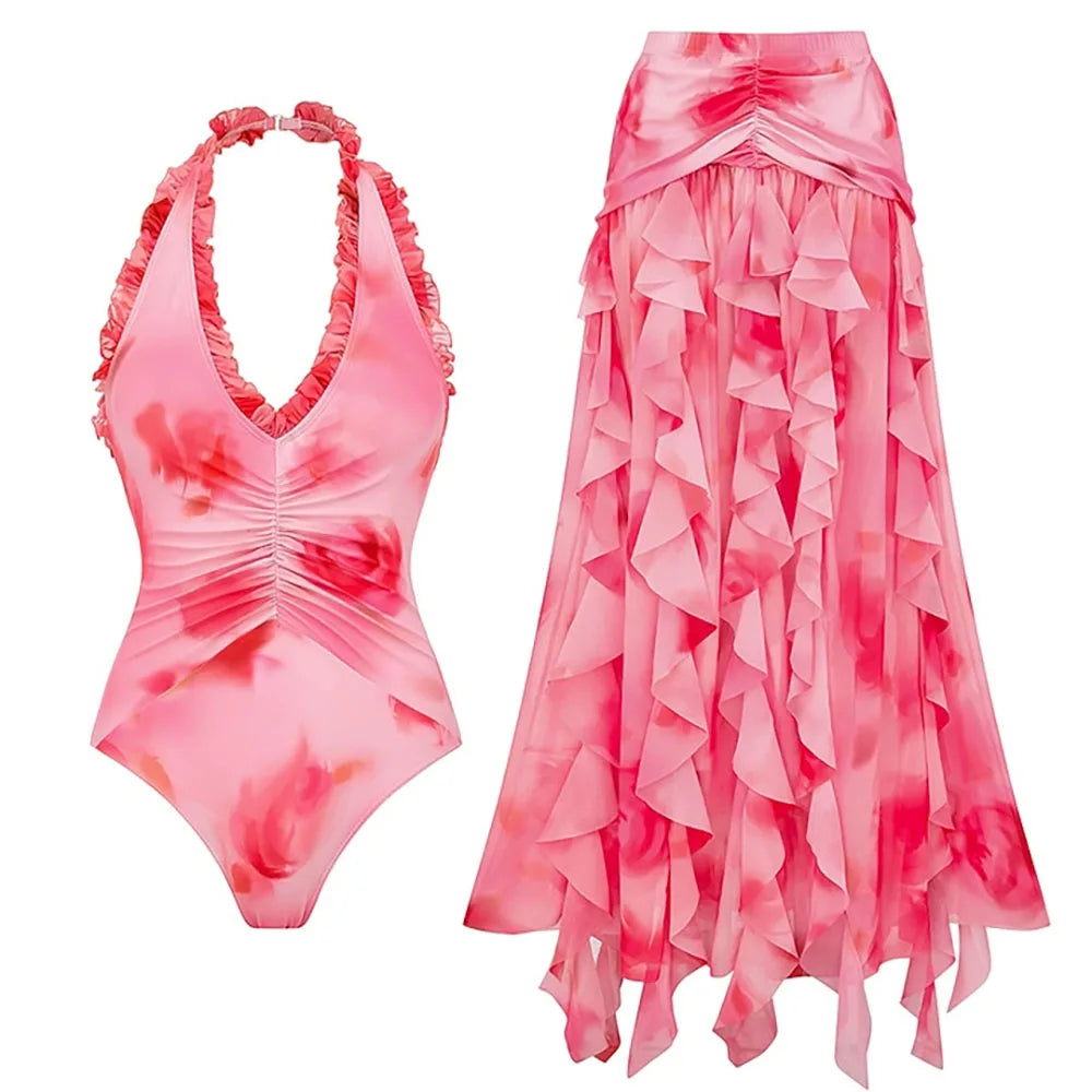 Chain-Detail Bikini Set For Sunlit Beach Days