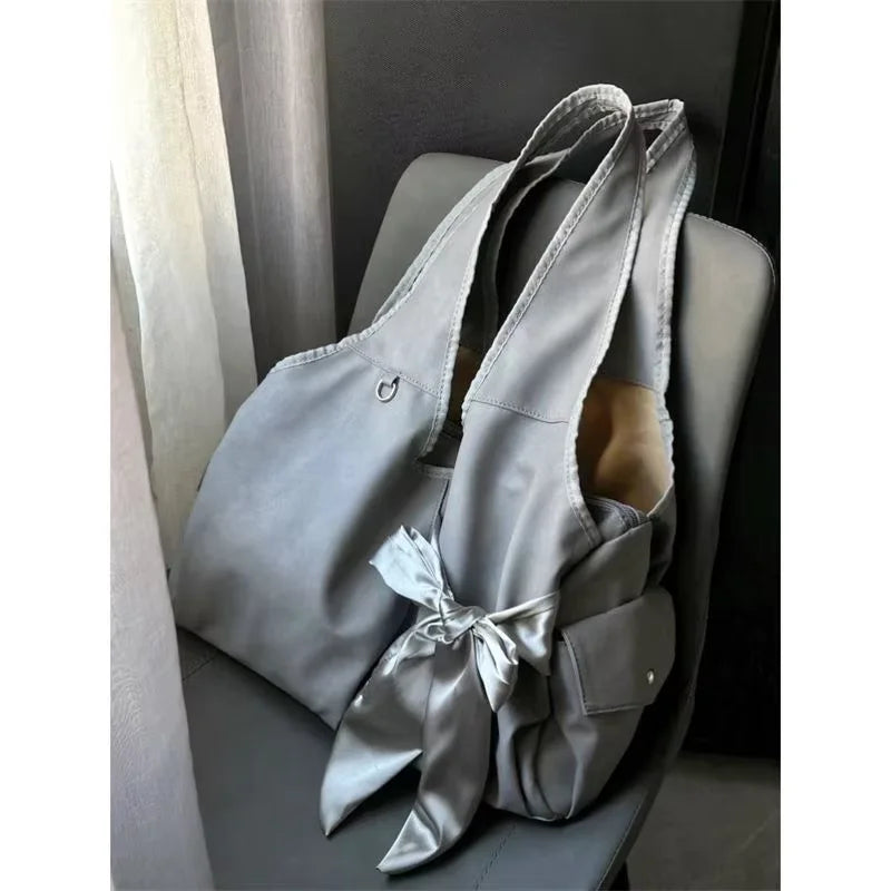 Vintage Fairy-core Bow Tote Bag