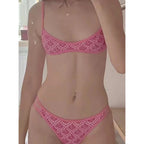 Floral Print High Leg Bikini Set Two Piece Swimwear For Women Vibrant Summer Bathing Suit