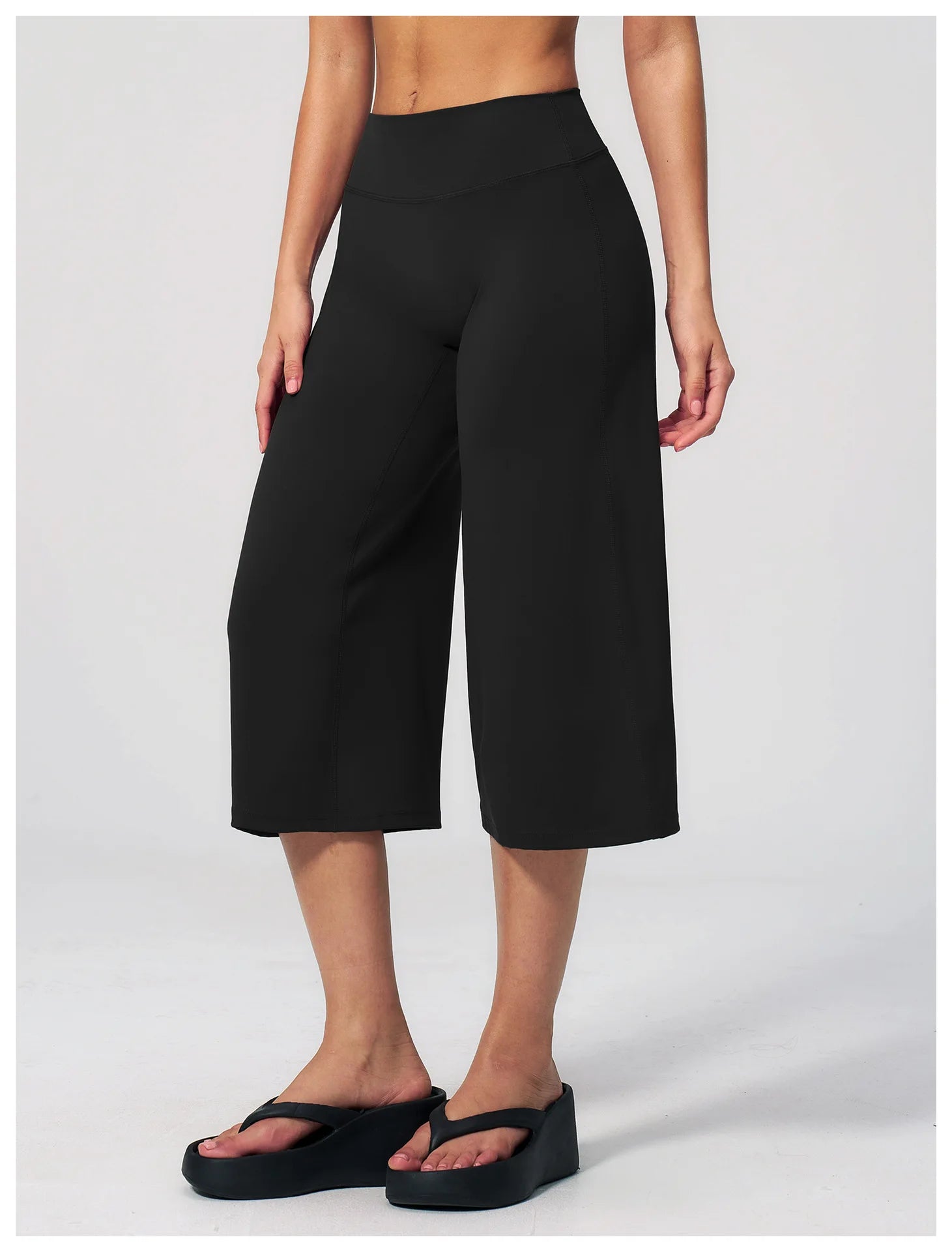 High Waist Wide Leg Yoga Pants For All Day Comfort