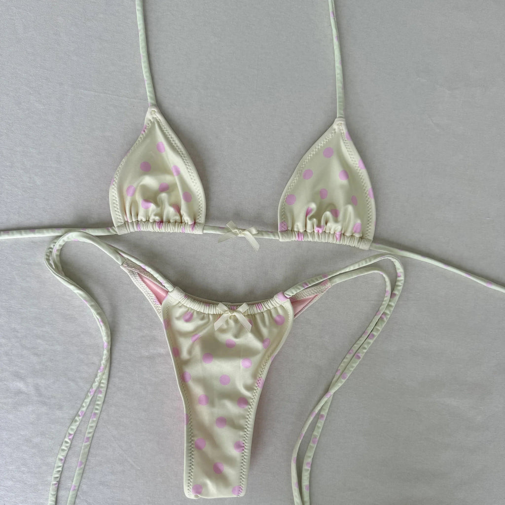 Dopamine Print Micro Bikini Set For Women Brazilian Beachwear Sexy Bathing Suit Collection