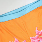 Floral Off Shoulder Crop Top And High Waist Capri Set For Summer Streetwear Vibe