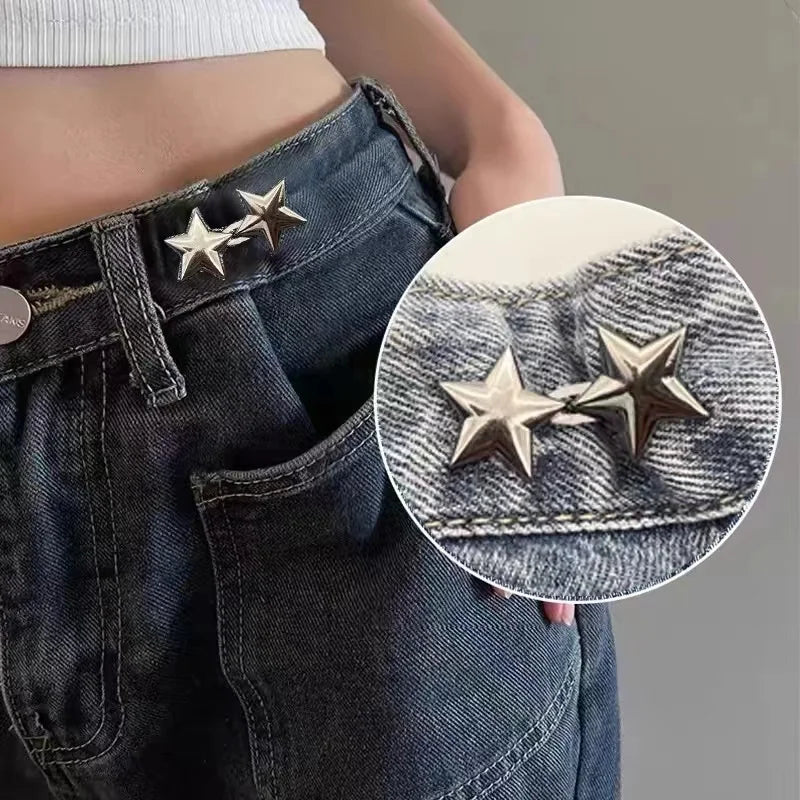 Jeans Fit Adjustable Invisible Waist Buckle Tool For Seamless Secure Midsection Support