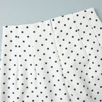 Dot Print Halter Top Set With Wide Leg Pants
