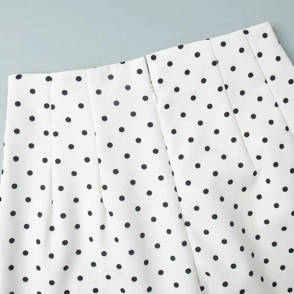 Dot Print Halter Top Set With Wide Leg Pants