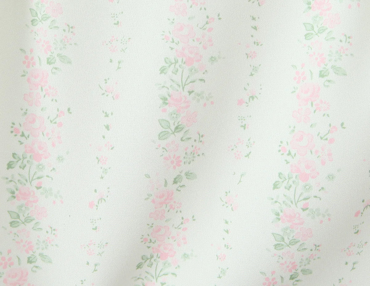 Vintage Sweet Floral Print Mini Dress Set Strapless Crop Top Bodycon Skirts Outfit