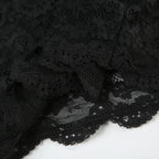Sheer Lace Mesh Camisole Mini Dress