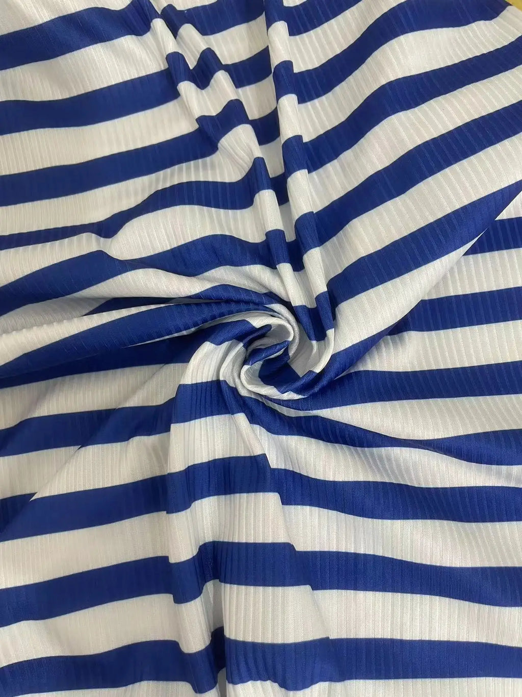 Striped Halter Romper With Backless Lace Up Detail