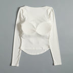 Women Long Sleeve With Chest Pads