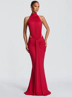 Evening Elegant Backless Halter Body-con Dress