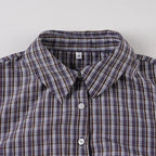 Plaid Streetwear Set With Cropped Shirt And Mini Skirt