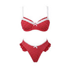 Patchwork Push Up Bikini Set Three Piece Beachwear