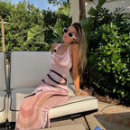 Sheer Mesh Body con Maxi Dress With Print
