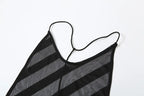 Mesh Halter Maxi Dress With See Through Bodice Sleeveless Backless