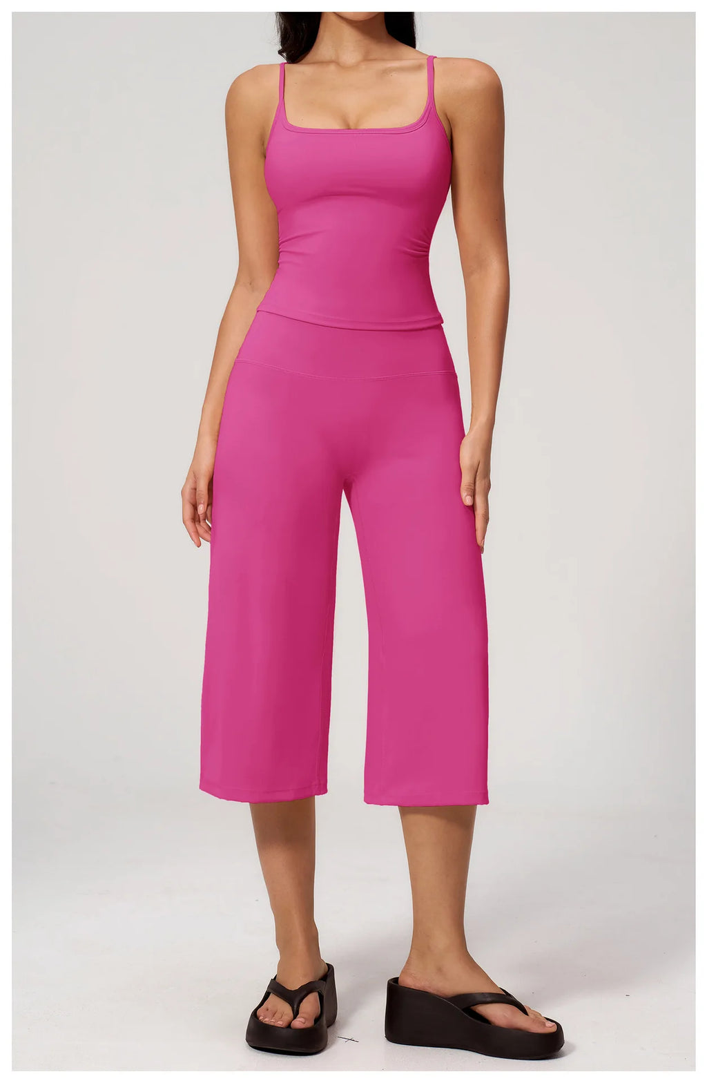 High Waist Wide Leg Yoga Pants For All Day Comfort