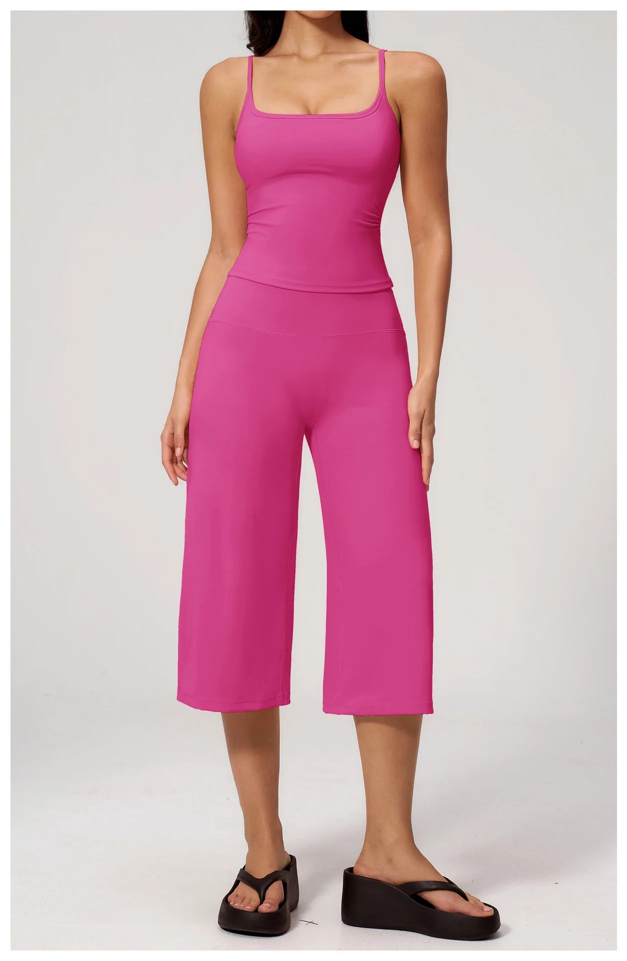 High Waist Wide Leg Yoga Pants For All Day Comfort