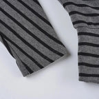 Striped Off Shoulder Crop Top Two Piece Set