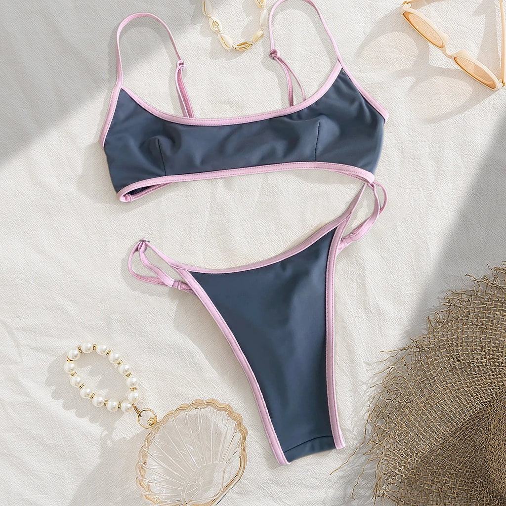 Brazilian Chain Detail Bikini Set