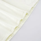 Backless Lace-trimmed V Neck Top Sleeveless Bow Spaghetti Strap Camisole