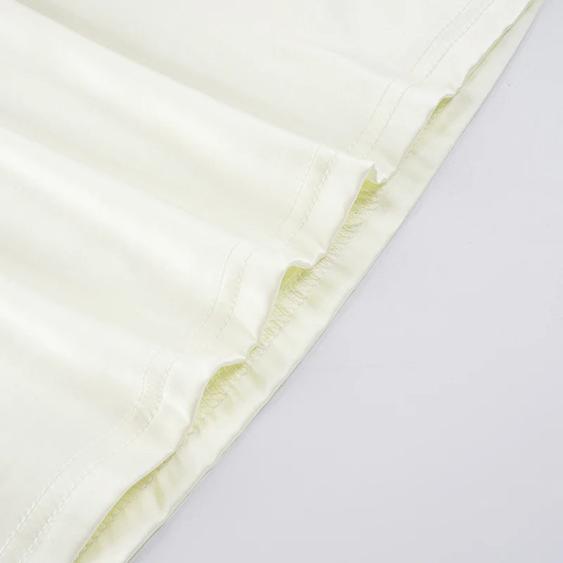 Backless Lace-trimmed V Neck Top Sleeveless Bow Spaghetti Strap Camisole