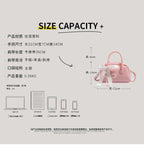 Bowknot PU Leather Crossbody Bag For Women Harajuku Style
