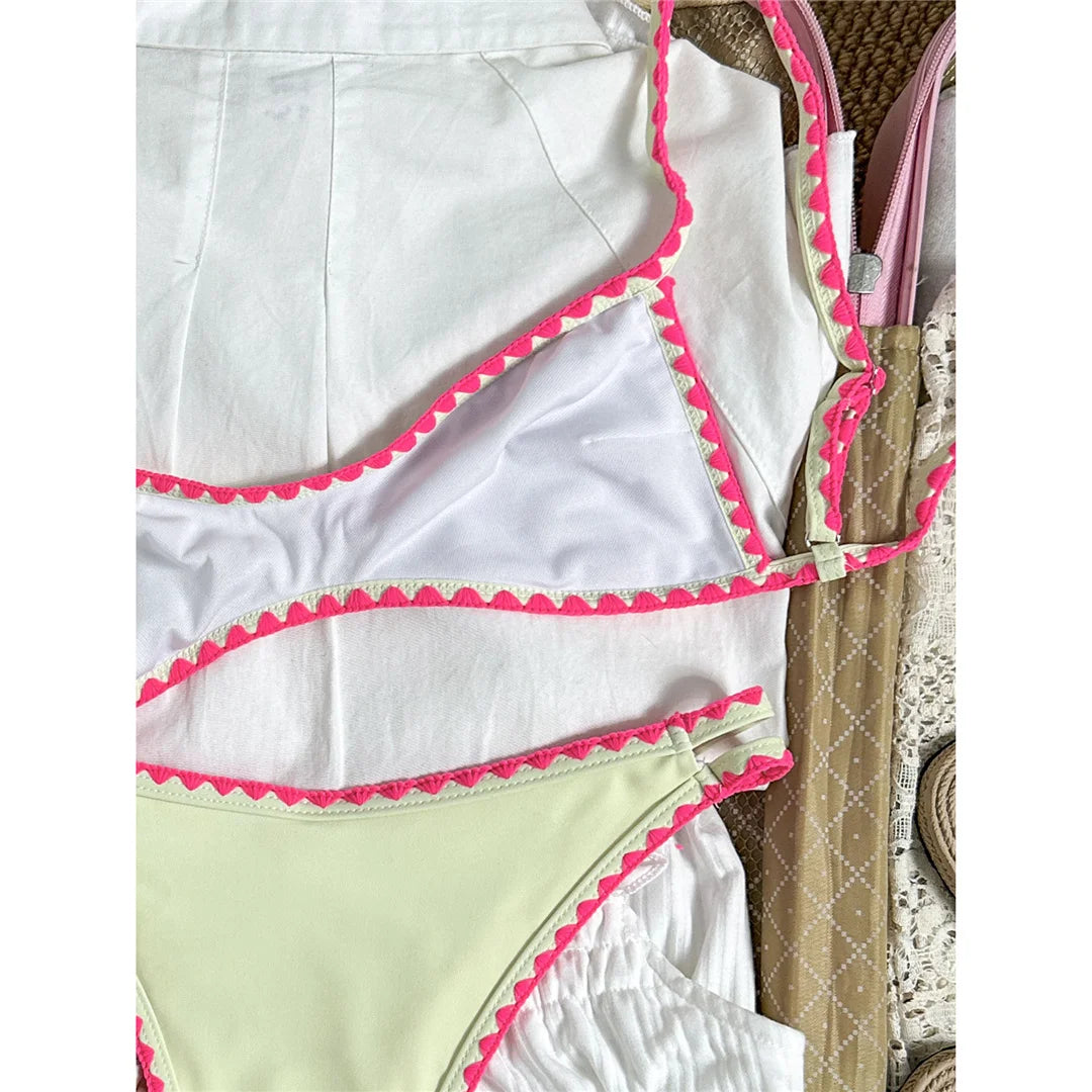 Floral Brazilian Bikini Set Two-Piece Swimsuit