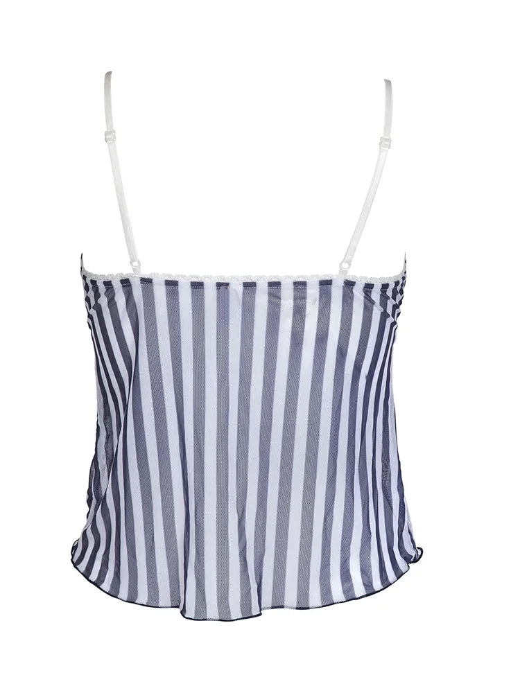 Push Up Bikini Set With Mesh Cover Up And High Waist Bottom For Flattering Beach Days