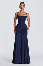 Backless High Waisted Dress