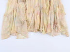 Boho Gradient Tiered Skirt With Ruffles Elegant Long Hippie Style