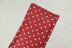 Red Polka Dot Halter Crop Top And Capri Set For Women