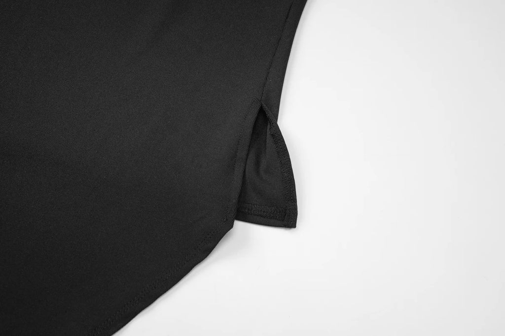 High Neck Hollow Out Bow Top