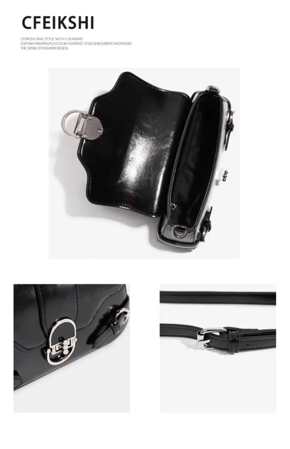 Whimsical Fairycore White Shoulder Bag With Butterfly Print Dreamy Harajuku Style Purse
