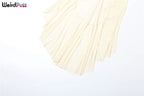 Elegant Sheer Lace Bodycon Dress With Hollow V-Neck Ruffles And Ruched Sides