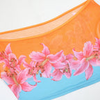 Floral Off Shoulder Crop Top And High Waist Capri Set For Summer Streetwear Vibe