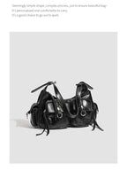 Urban Minimalist Women's Shoulder Bag in PU Leather With Zipper