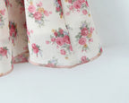 Floral Print Women Sexy Hollow Out Backless A-line Sling Mini Dress