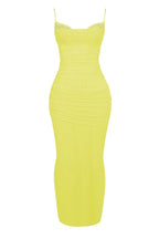 Elegant Mesh Patchwork Bodycon Dress With Spaghetti Straps And Double Layered Zipper Detail